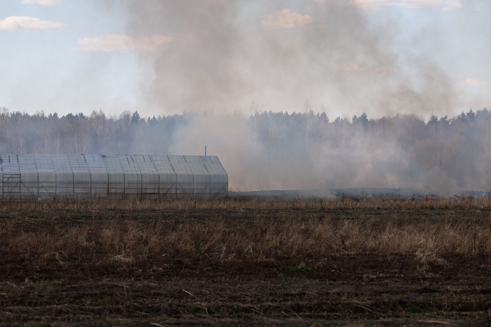 EPA air quality monitoring equipment in a rural agricultural area