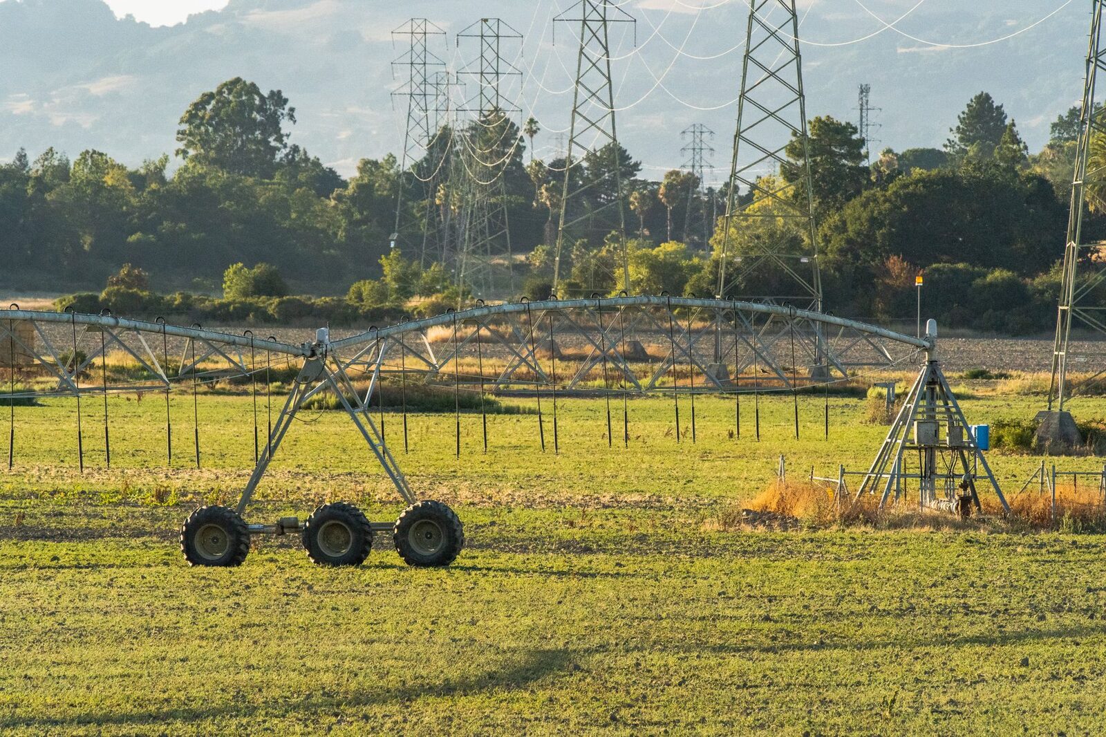 Agricultural landscape under threat from industrial development